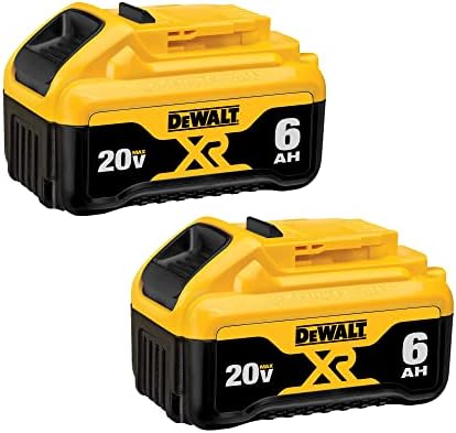 DEWALT 20V MAX Battery, 6 Ah, 2-Pack, Fully Charged in Under 90 Minutes (DCB206-2) post thumbnail image