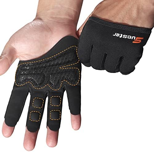 SueStar Partial Weight Lifting Gloves, 3/4 Finger Workout Gloves for Men Women, Full Palm Protection & Silicone Grip Gym Gloves for Weightlifting Exercise Fitness Smartwatch Friendly post thumbnail image