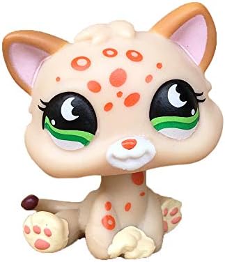 LPSCB Custom-Made Pet Baby for Short Hair Cat #852 Spotted Leopard Half Moon Green Eyes 1 Inch Kitty Puppy Mini DIY Paint Pet post thumbnail image