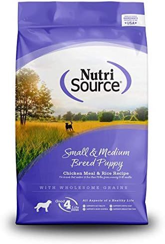 NutriSource Puppy Food, Made with Chicken Meal and Rice, Small Breed with Wholesome Grains, 5LB, Dry Dog Food post thumbnail image