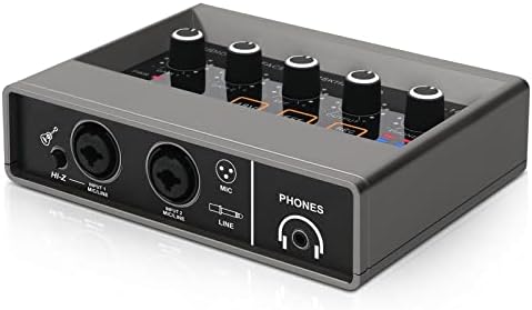 XTUGA Computer Professional Audio Interface USB with Touch Model 16 bit/48 kHz Built-in Monitor Jack, DSP Effect, 48V Phantom Power Use For Live Streaming, Podcasting Audio Interface for Mac, PC post thumbnail image