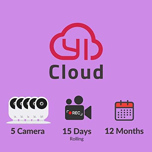 YI/Kami Cloud Plan 12 Month, 5 Camera, 15d rolling storage service [PC/Mac Online Code] post thumbnail image