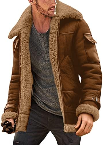 Bluecatlala Winter Leather Jackets for Men Thermal Heavyweight Jacket Winter Warm Turn-Down Collar Coat Thicken Trench Coats post thumbnail image