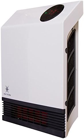 Heat Storm Deluxe Space 1000 Watt Infrared Wall Mount Electric Heater, White post thumbnail image