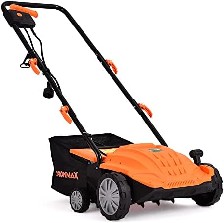 ARNOT Lawn Dethatcher & Scarifier, 2-in-1 Electric Corded Lawn Dethatcher, 13-Inch 12Amp Lawn Scarifier, 3-Position Raking Depth, w/40L Collection Bag & 2 Removable Blades, Orange post thumbnail image