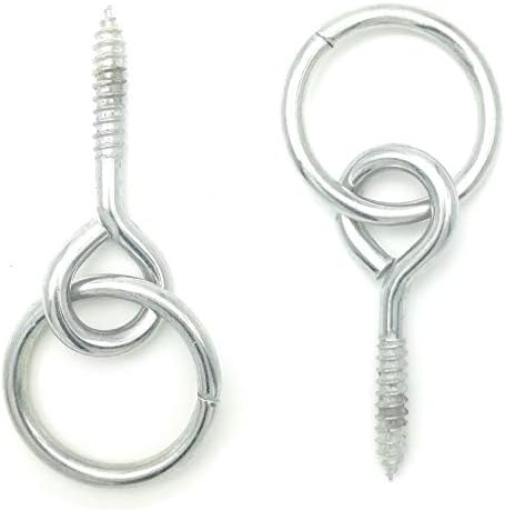 Will’s Family Store 2 inch Cross Tie Rings for Horse with 4 inch Eye Screw Zinc Plated Pack of 2 post thumbnail image