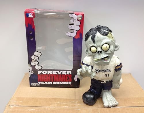 Milwaukee Brewers Zombie White Shirt FOCO Statue Milwaukee Brewers Bobblehead post thumbnail image