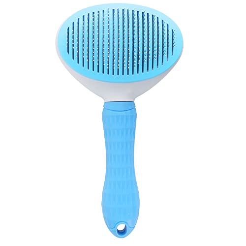 BAOBOTE Grooming Brush for Dogs/Cats,Self Cleaning Slicker Brushes Shedding Removes Loose Undercoat,Mats Tangled Hair Slicker Brush for Pet Massage-Self Cleaning (Blue) post thumbnail image