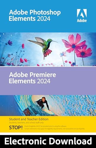 Adobe | Photoshop Elements 2024 & Premiere Elements 2024 Student & Teacher Edition | Mac Code | Software Download | Photo Editing | Video Editing [Mac Online Code] post thumbnail image