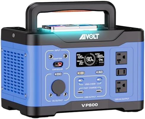 AIVOLT Portable Power Station 800W/892Wh Solar Powered Generator, 3 AC Outlets, 2 USB-C Ports, 2 Fast Charge Ports, Wireless Charging, Solar Generator for Outdoor Camping Hiking, Indoor Backup post thumbnail image