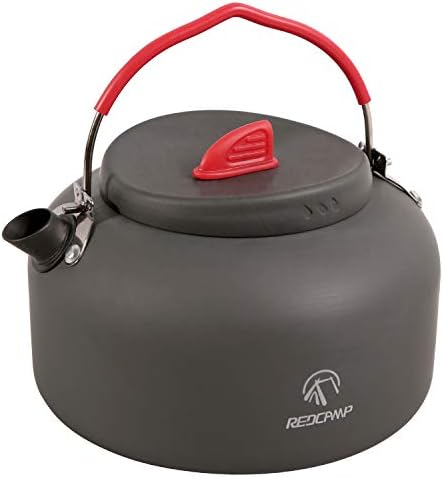 REDCAMP 1.4L Medium Outdoor Camping Kettle, Aluminum Water Pot with Carrying Bag, Compact Lightweight Tea Kettle post thumbnail image