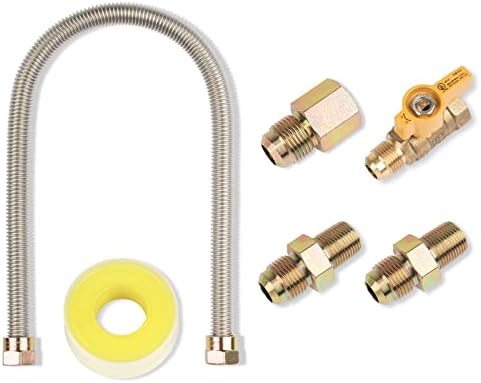 One Stop Universal Gas Appliance Hook Up Kit F271239 – Includes 22-inch Flexible Gas Line, On/Off Valve and 3 Different Couplings post thumbnail image