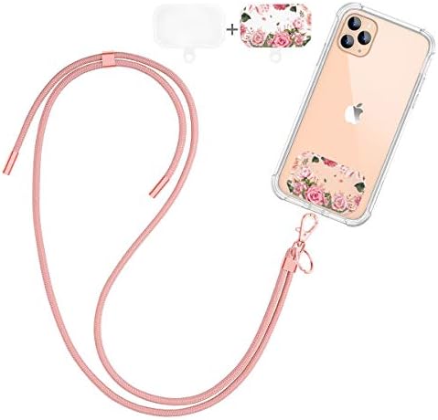 Dracool Phone Lanyard Neck Phone Holder Adjustable Nylon Strap Crossbody Mobile iPhone Lanyard Keychain Tether Patch Universal for iPhone/Samsung/Google/LG Most Smartphones Case Rose Gold post thumbnail image