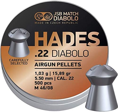 JSB Hades .22 5.50mm Tin of 500 Air Gun Pellets post thumbnail image