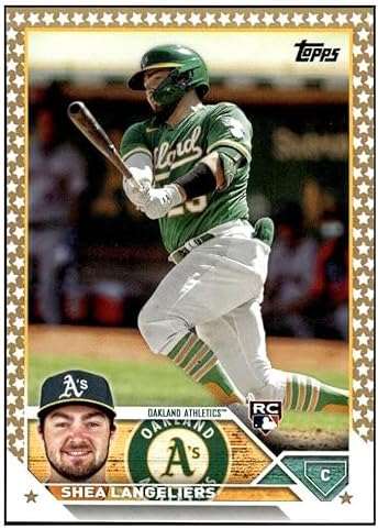 Shea Langeliers RC 2023 Topps Gold Star Parallel #127 ROOKIE NM+-MT+ MLB Baseball Athletics post thumbnail image