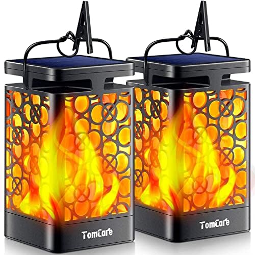 TomCare Solar Outdoor Lights Upgraded Solar Lantern Flickering Flame Outdoor Waterproof Hanging Lanterns Decorative Solar Powered Outdoor Lighting LED Christmas Lights for Patio Deck Yard, 2 Pack post thumbnail image