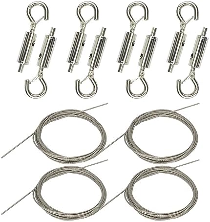 IZOKIN Picture Hanging kit Picture Wire Heavy Mirror Hanging kit Frame Hardware Length 78 inch *1/16 304 Stainless Steel Wire Safe Load-Bearing 50LB 4pack post thumbnail image