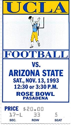 1993 UCLA Bruins vs. Arizona State Football Game Ticket Stub 148589 post thumbnail image