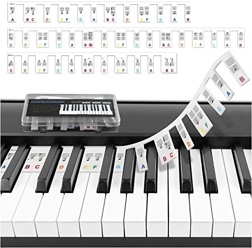 Removable Piano Keyboard Note Labels,Piano Key Notes Guide Overlay for Beginners and Kids Learning Piano, 88-Keys Full Size,No Need Stickers&Reusable Silicone post thumbnail image