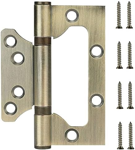 12 Pack Non-Mortise Antique Bronze Door Hinges 4 Inch x 3 Inch Stainless Steel Bearing Mute Smooth Door Hinge Mobile Home Interior Door Hinge with Mounting Screws post thumbnail image