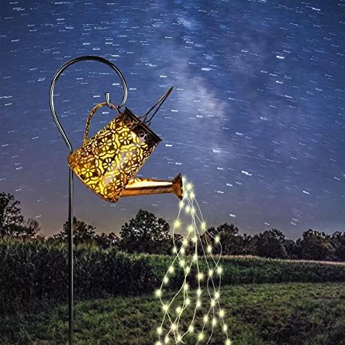 Solar Garden Watering Can Lights,Solar Waterfall Lights with Cascading Lights Waterproof Charging Board,Garden Decor for Outside,Outdoor Solar Light String Fairy LED Hanging Lantern for Yard Decor SY post thumbnail image