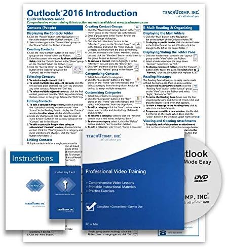 TEACHUCOMP DELUXE Video Training Tutorial Course for Microsoft Outlook 2016- Video Lessons, PDF Instruction Manual, Quick Reference Guide, Testing, Certificate of Completion post thumbnail image