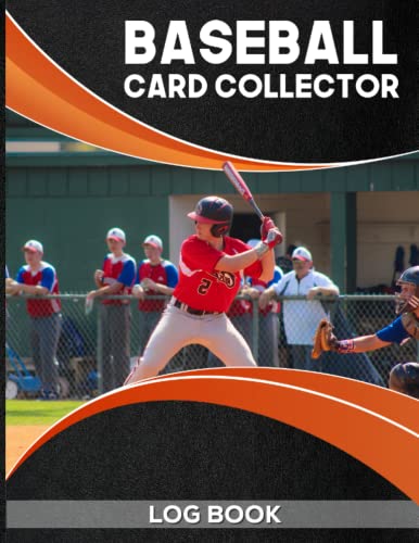 Baseball Card Collection Logbook: Sport trading card collector journal | Baseball inventory tracking, record keeping log book to sort collectable sporting cards | Professional black cover post thumbnail image