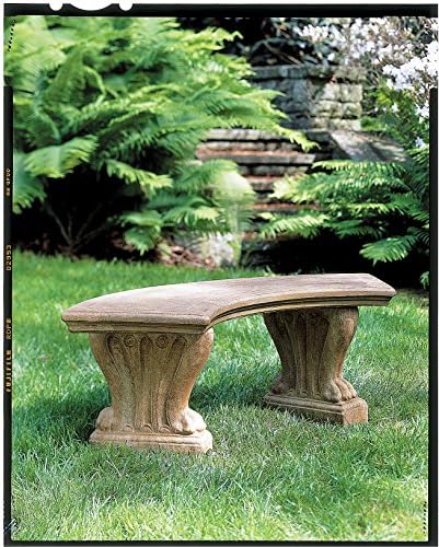 Campania International BE-20-AL Curved West Chester Bench, Aged Limestone Finish post thumbnail image