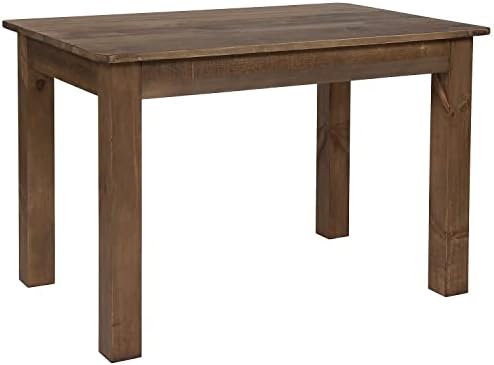 Flash Furniture HERCULES 46″ x 30″ Rectangular Antique Rustic Solid Pine Farm Dining Table post thumbnail image