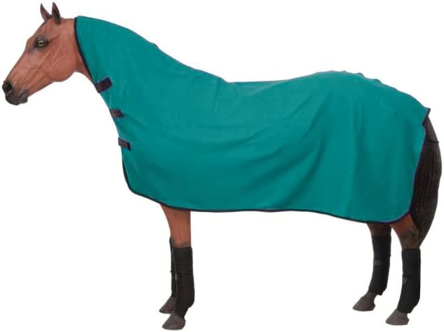 RESISTANCE Long Lasting & Warm Soft Fleece Contour Cooler for Horse (X-Large (80″-82″), Teal) post thumbnail image