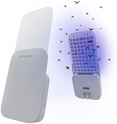 Mosalogic Fly Insect Trap Plug-in Mosquito Killer Indoor Gnat Moth Catcher Fly Tapper with Night Light UV Attractant Catcher for Home Office Grey-1Pack post thumbnail image