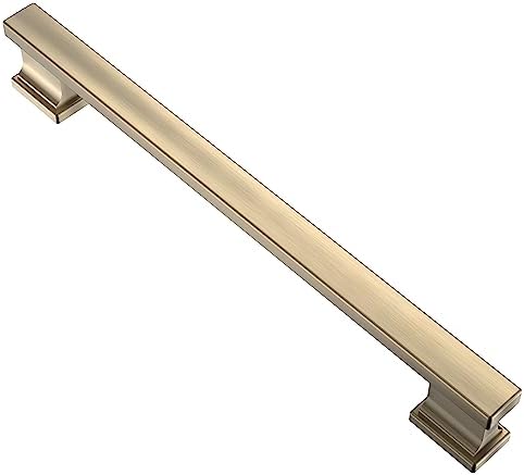 Alzassbg 10 Pack Brushed Antique Brass Cabinet Pulls, 7 Inch(177.8mm) Hole Centers Cabinet Handles Kitchen Hardware for Cabinets and Drawers AL3061AB post thumbnail image