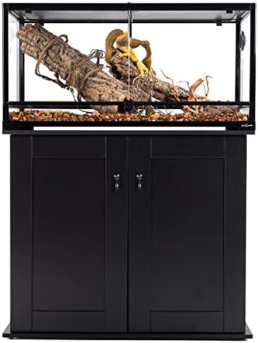 REPTI ZOO Reptile Terrarium Cabinet, Reptile and Amphibian Terrarium Stand 36″ W x 18″ D x 30″ H post thumbnail image