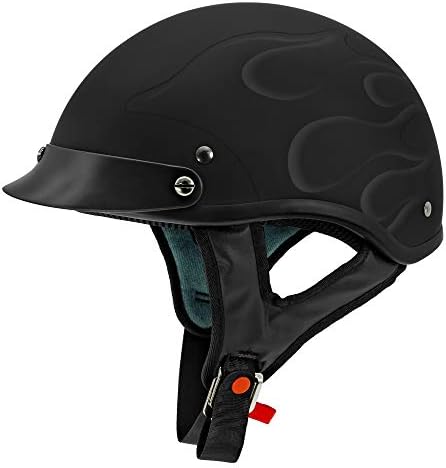 VCAN Cruiser Solid Half Face Motorcycle Helmet post thumbnail image