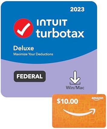 TurboTax Deluxe 2023 + $10 Amazon Gift Card [PC/Mac Download] post thumbnail image