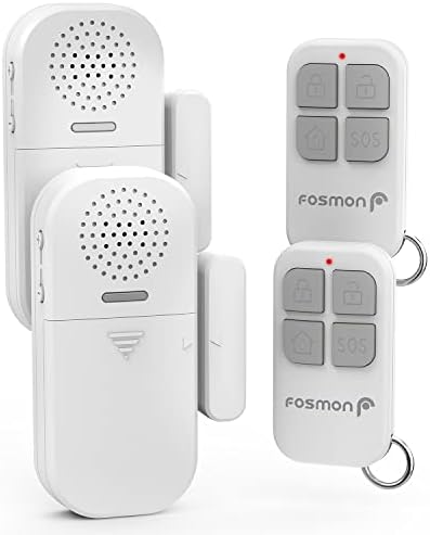 Fosmon Wireless Door Alarms for Home Security with Remote, 130dB Door and Window Alarms Sensors, (Battery-Powered), Kids Safety, Dementia Patients, Pool Door Alarm (2-Pack) post thumbnail image