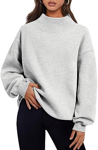 Trendy Queen Womens Oversized Sweatshirts Turtleneck Pullover Long Sleeve Hoodies Tops Fall Outfits 2023 Clothes post thumbnail image