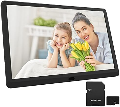 Digital Picture Frame 10 inch with 32GB Card, 1920×1080 IPS Screen, Supports Picture Preview, Video, Background Music, Calendar, Alarm, Time, Remote Control post thumbnail image