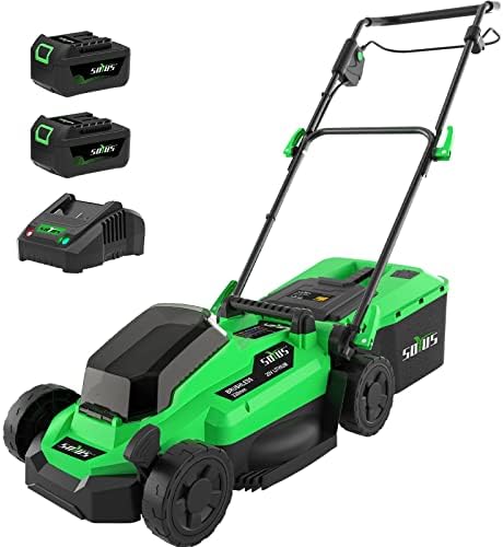 SOYUS Electric Lawn Mower Cordless, 13 Inch 20V Lawn Mowers with Brushless Motor, 5-Position Height Adjustment, 2×4.0Ah Batteries & Charger Included post thumbnail image