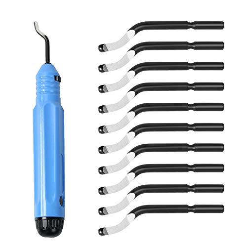 Deburring Tool with 11 High Speed Steel BS1010 Rotary Burr Removal Blades – Askwhy 3D Print and PVC Tube Pipe Deburr – Debur Metal Hand Extractor-Aluminum Copper Plastic Deburr (Light Blue) post thumbnail image