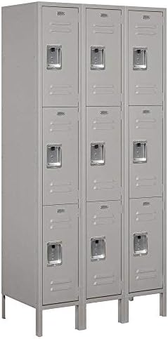 Salsbury Industries 63368GY-U Triple Tier 36-Inch Wide 6-Feet High 18-Inch Deep Unassembled Standard Metal Locker, Gray post thumbnail image