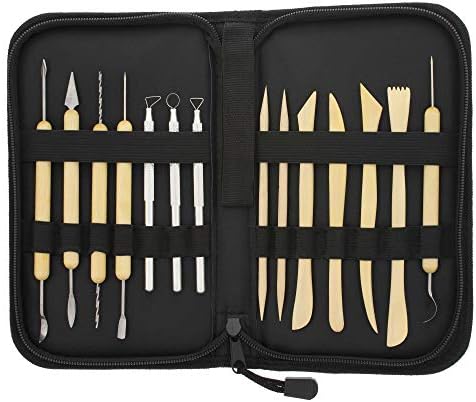 US Art Supply 14-Piece Pottery, Clay Sculpture & Ceramics Tool Set with Canvas Zippered Case post thumbnail image