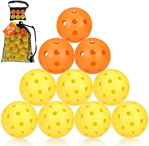 Fostoy Pickleball Balls, 16/48/100 Pack Pickleball-Balls with Mesh Bag, Meet USAPA Requirement, Outdoor Pickle Balls for Tennis/Wood/Concrete Courts, and Indoor with Consistent Bounce & Durability post thumbnail image