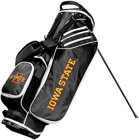 Team Golf NCAA Iowa ST Birdie Stand Golf Bag, Lightweight, 14-Way Club Divider, Spring Action Stand, Insulated Cooler Pocket, Velcro Glove and Umbrella Holder & Padded Handles post thumbnail image