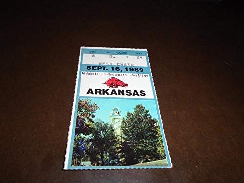 1989 TULSA AT ARKANSAS COLLEGE FOOTBALL TICKET STUB post thumbnail image