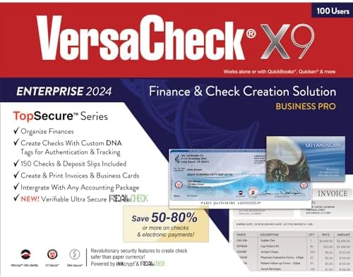 VersaCheck X9 Enterprise 2024 – 100 User Finance and Check Creation Software [PC Download] post thumbnail image