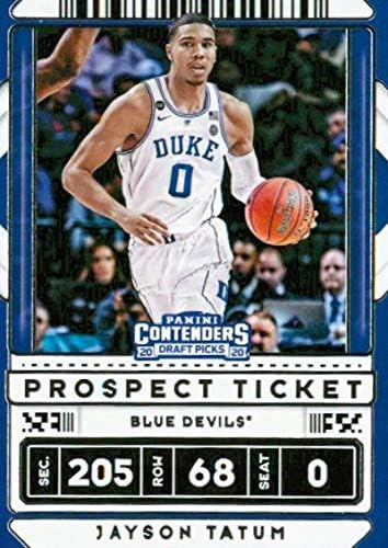 2020-21 Panini Contenders Draft Picks #8 Jayson Tatum Duke Blue Devils Basketball Trading Card post thumbnail image