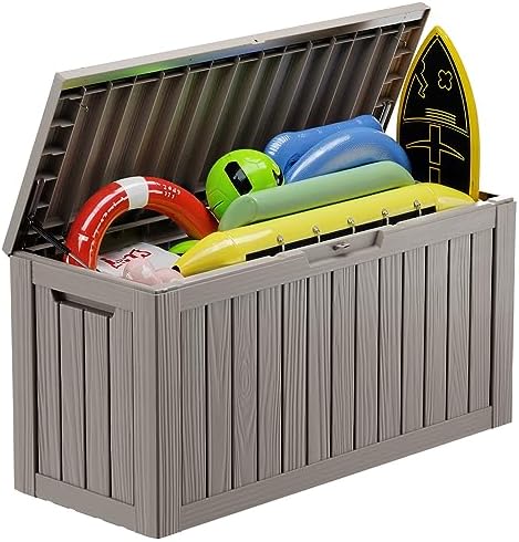 MAIUSCOLI 80 Gallon Deck Box for Outdoor Storage – Waterproof, Lockable, and Doubles as Extra Seating – Perfect for Patio Furniture, Cushions, Toys, and Garden Tools (80 Gallon Grey) post thumbnail image