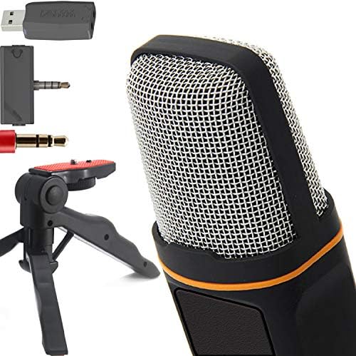 ZaxSound SF666PRO Professional Cardioid Condenser Microphone and Tripod Stand for PC, Laptop, iPhone, iPad, Android Phones, Tablets, xBox and YouTube Recording 6″ Black post thumbnail image