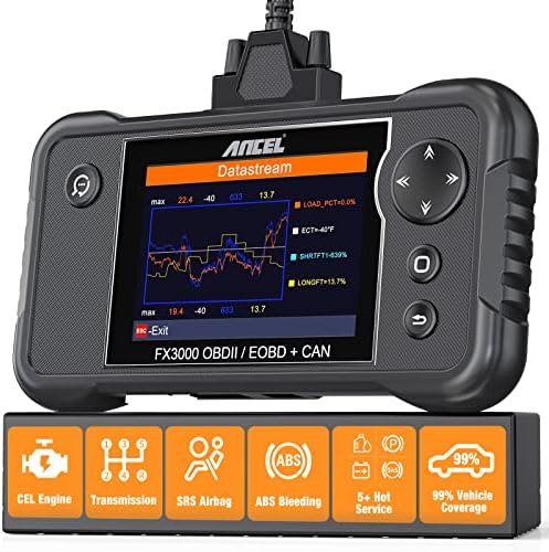 ANCEL OBD2 Scanner FX3000 Elite Code Readers Scan Tools, Battery Registration Tool, ABS Bleeding, SRS Airbag Car Diagnostic, SAS Calibration Check Transmission Engine Light, EPB Oil Serive Reset post thumbnail image